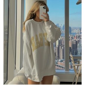 the bar varsity sweatshirt